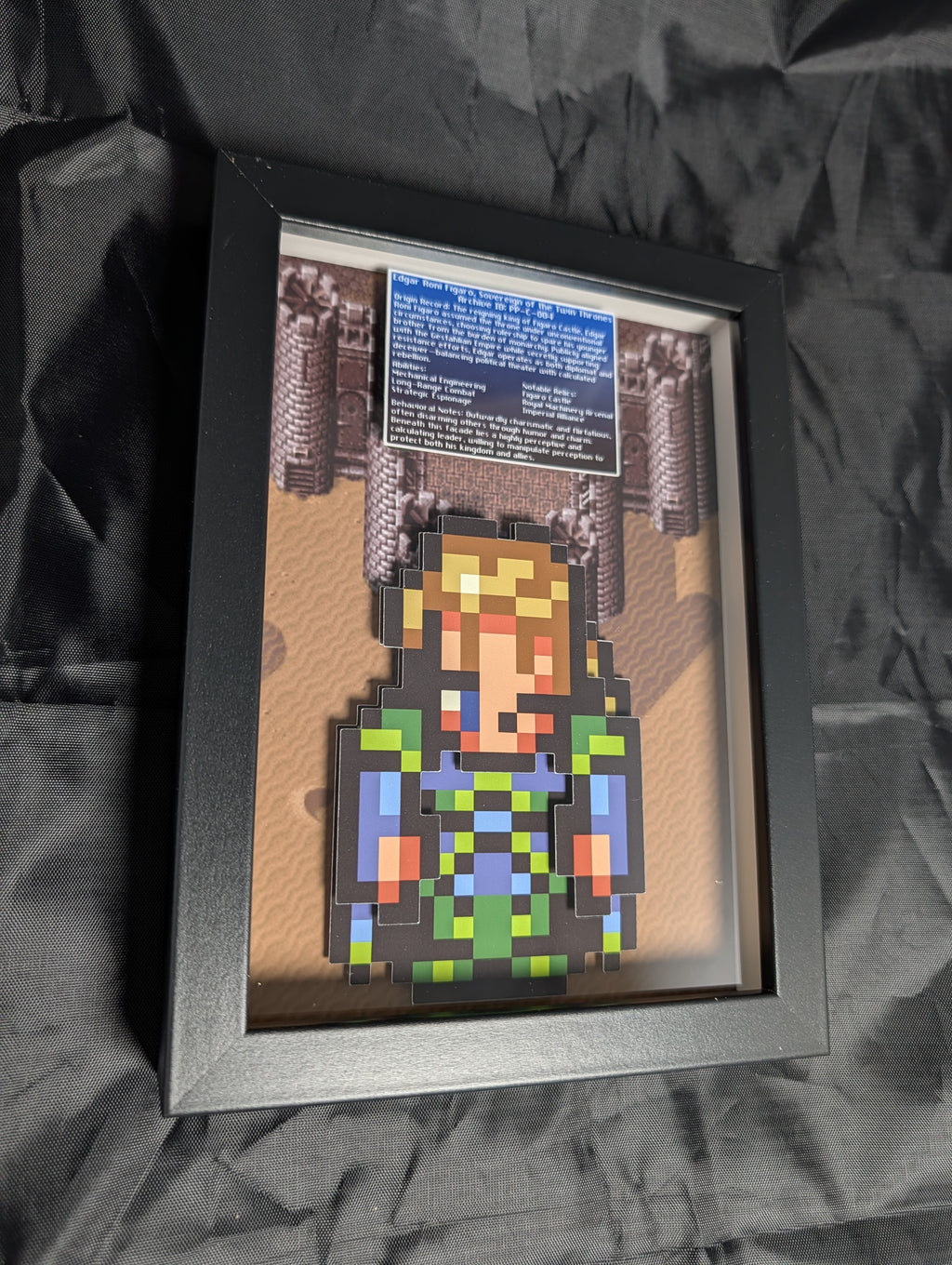 Edgar Figaro Special Edition FFVI 5x7 Pixel Preservation