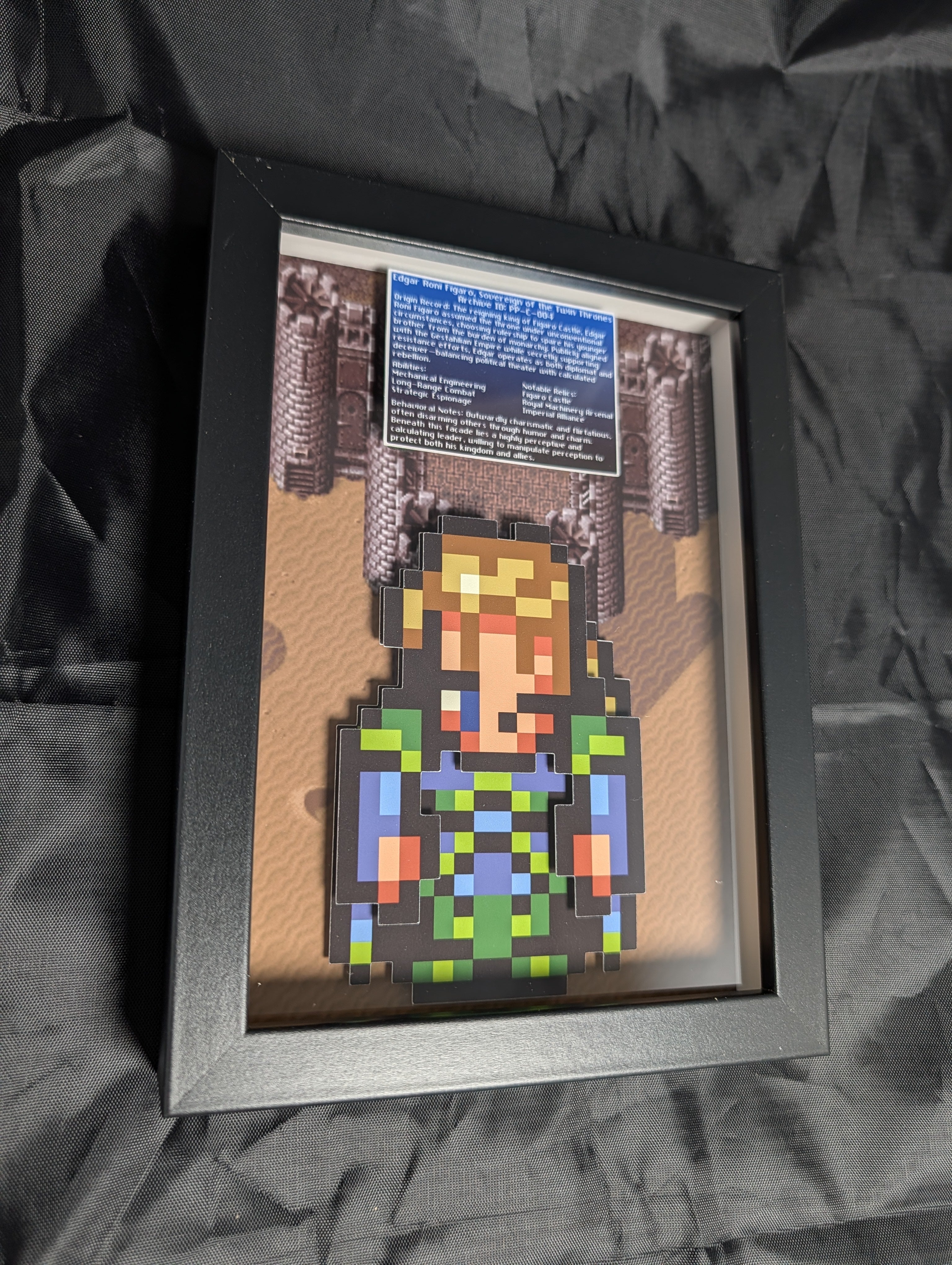 Edgar Figaro Special Edition FFVI 5x7 Pixel Preservation