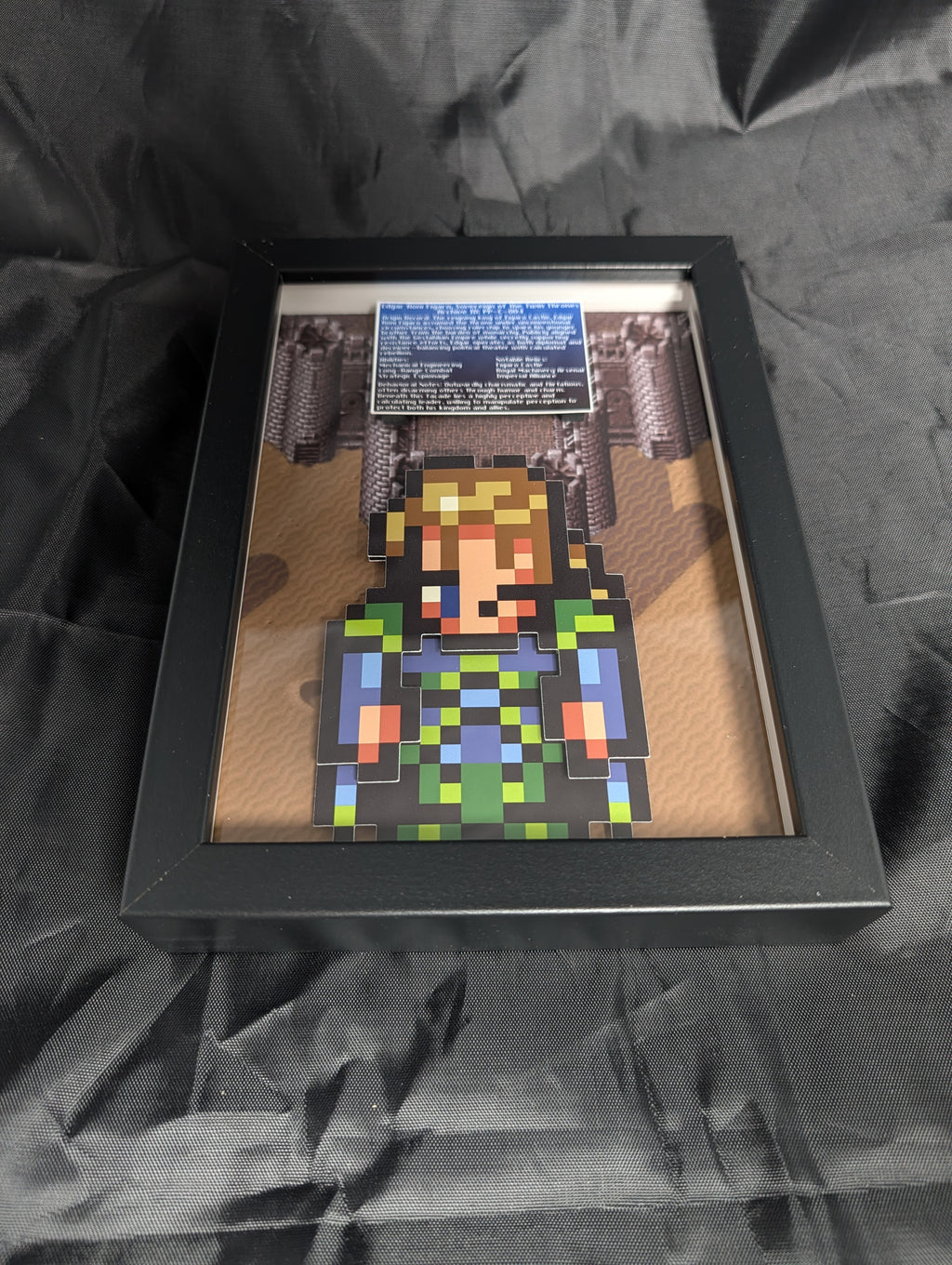 Edgar Figaro Special Edition FFVI 5x7 Pixel Preservation