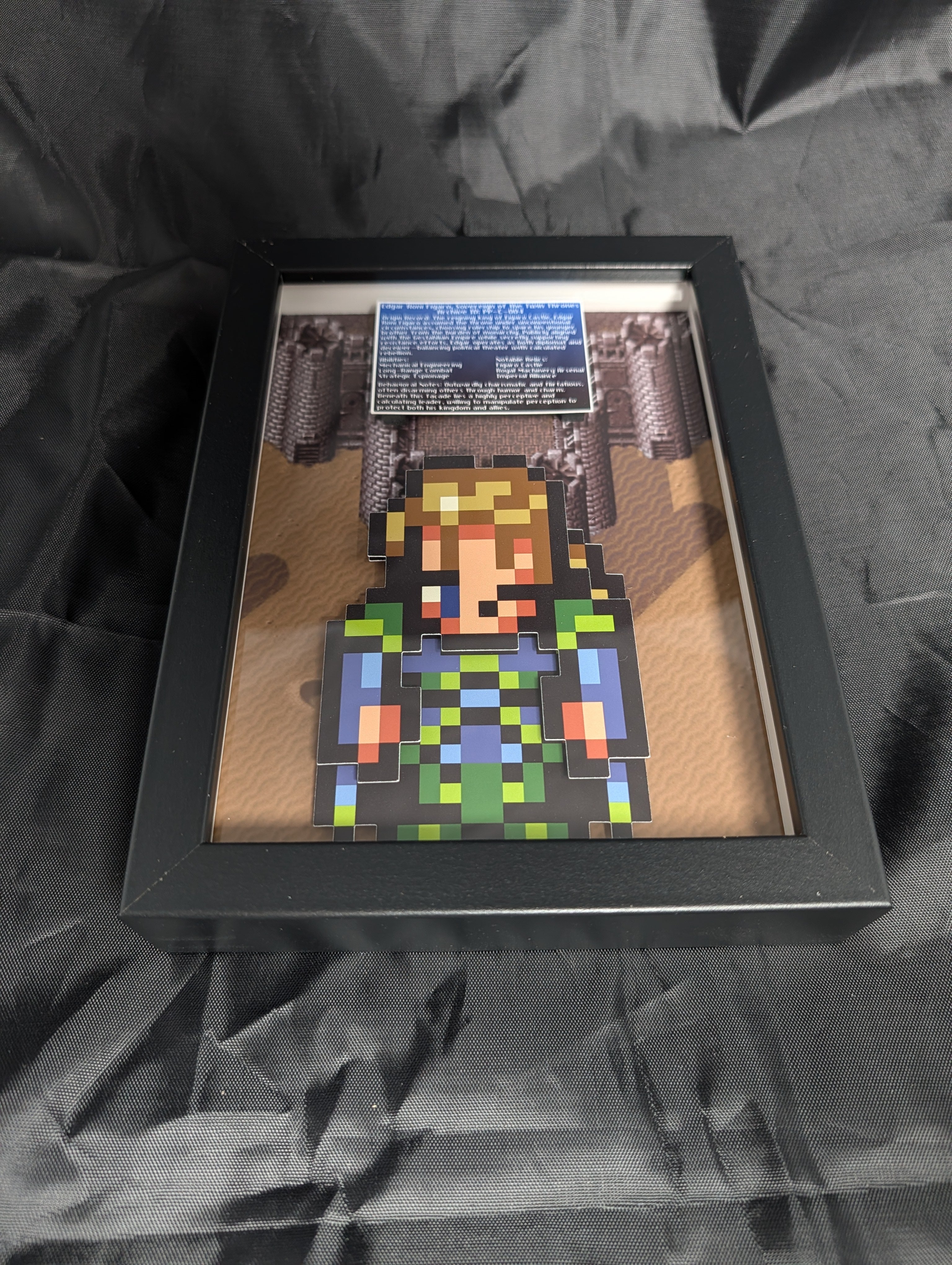 Edgar Figaro Special Edition FFVI 5x7 Pixel Preservation