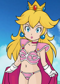 Dragon Ball x Peach Art Print