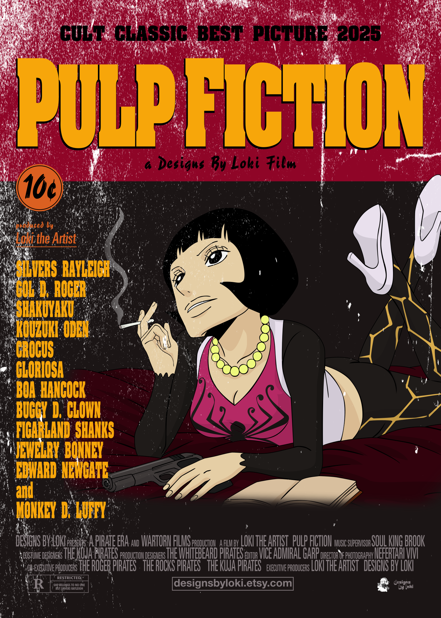 Pulp Fiction Movie Poster Art Print
