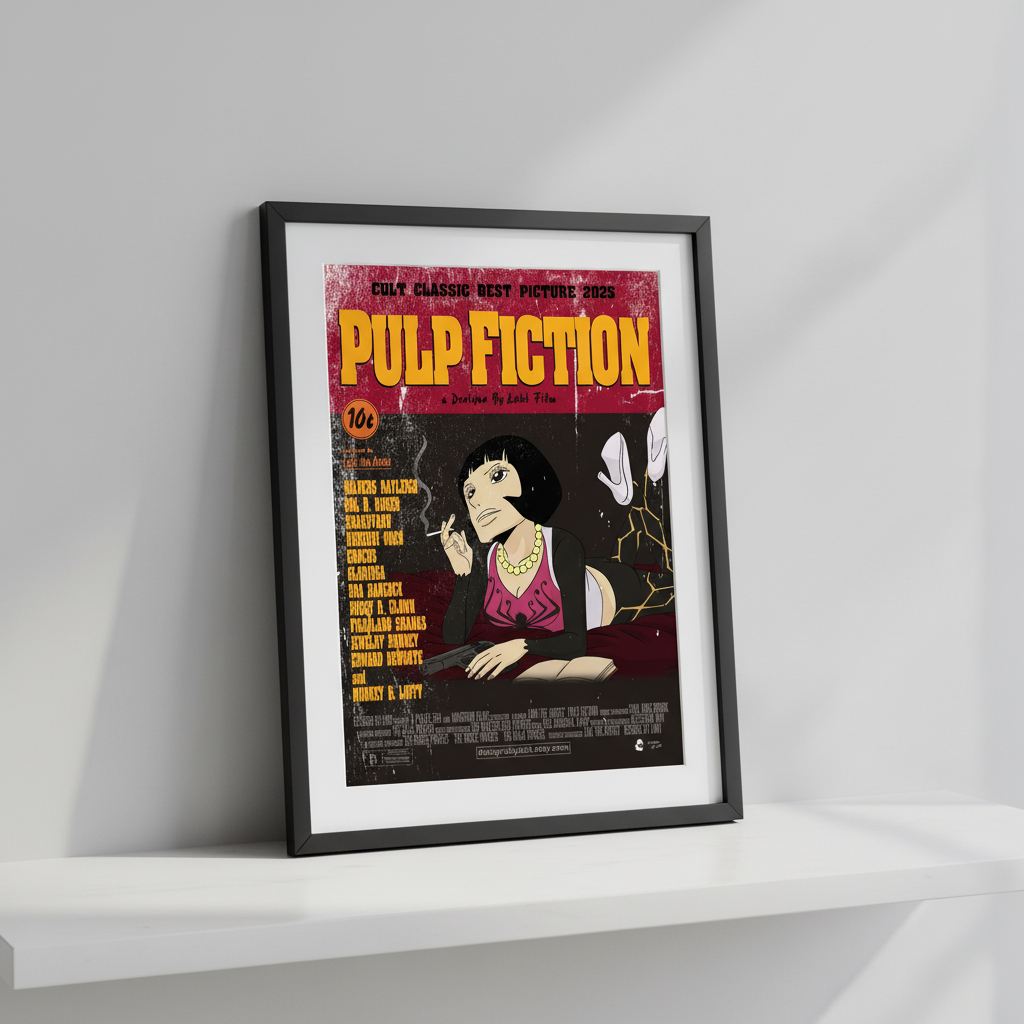 Pulp Fiction Movie Poster Art Print
