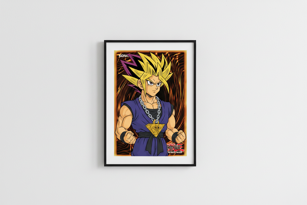 Animated character in a purple outfit with a yellow emblem, standing against a fiery background.