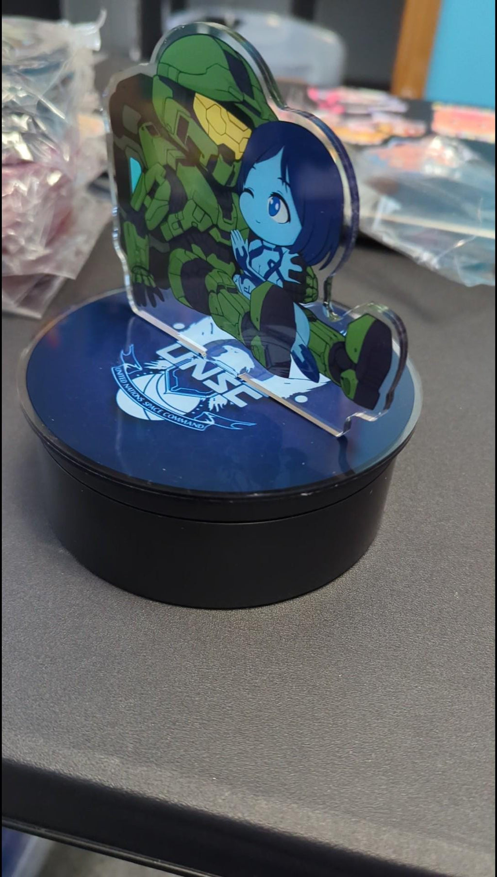 Cortana x Master Chief Halo Inspired Acrylic Standee
