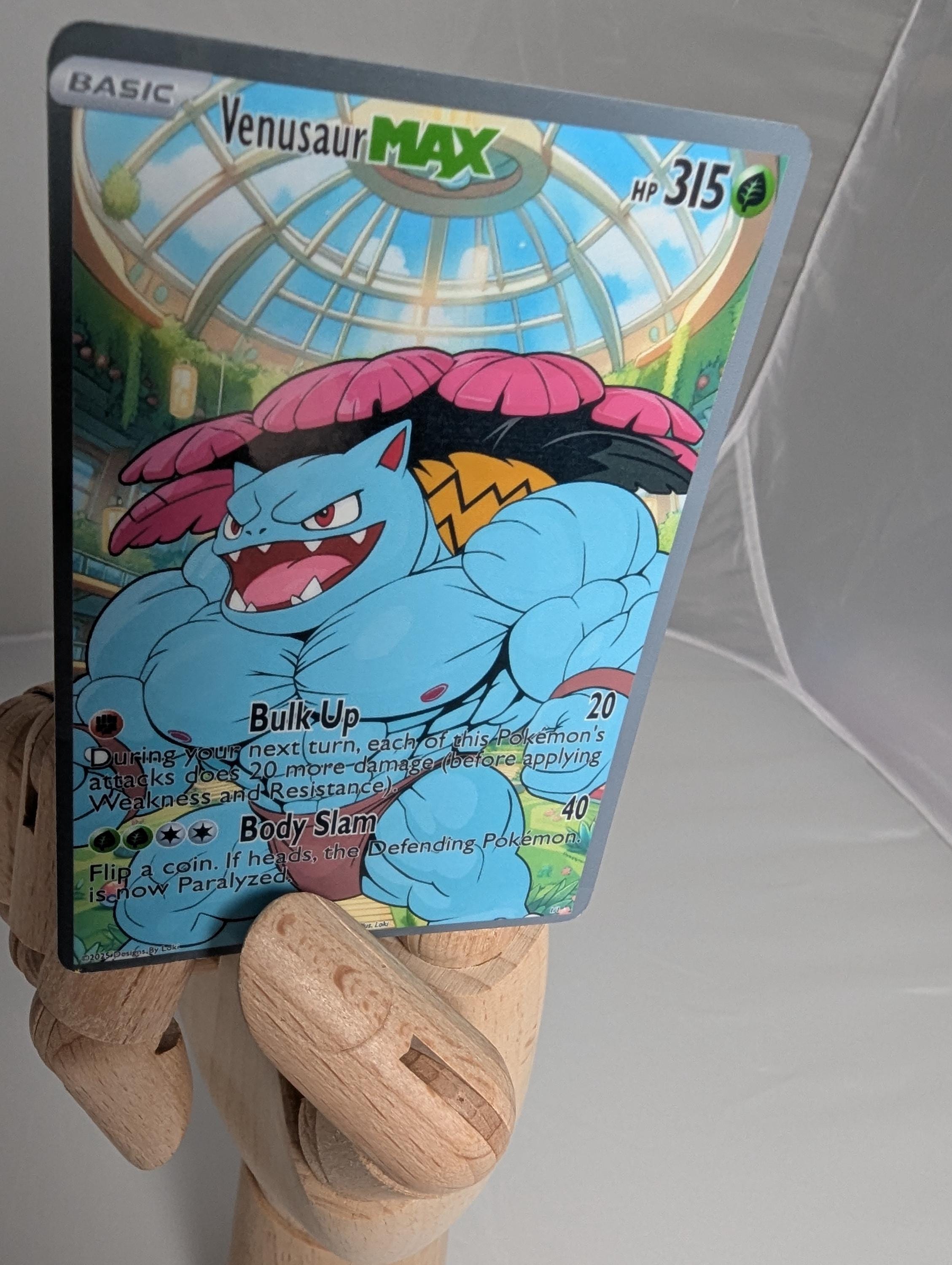 Body Builder Pokemon inspired Orica Cards