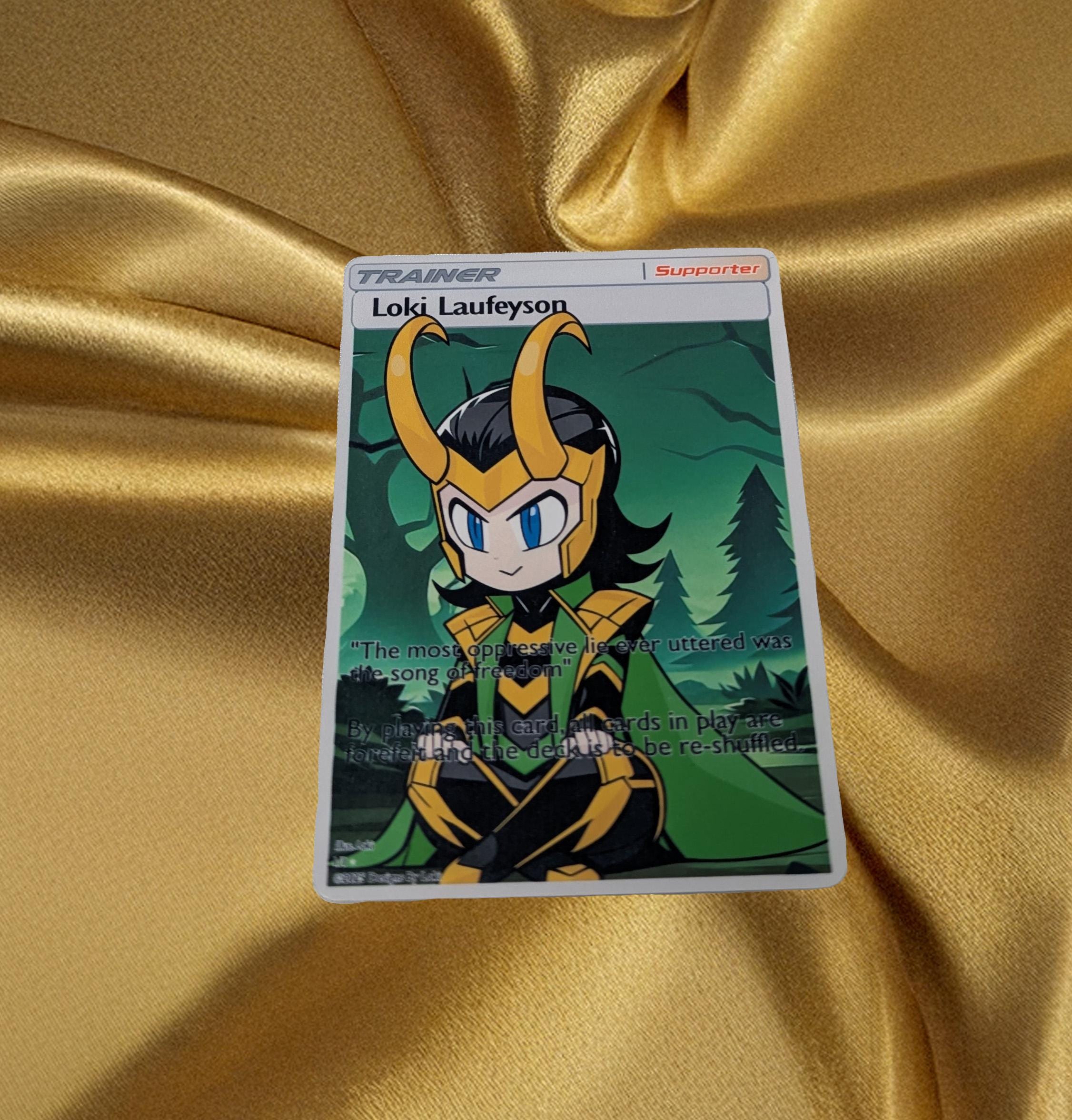 Trainer Pop culture x Pokemon inspired Orica Cards