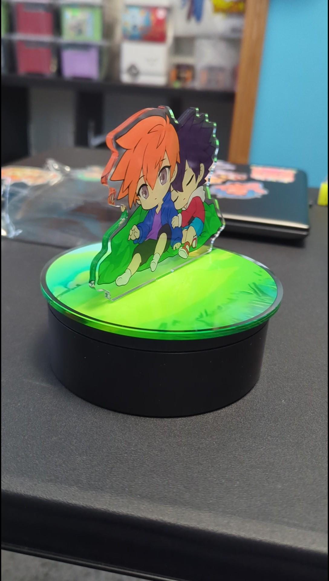 Red x Blue Pokemon Inspired Acrylic Standee