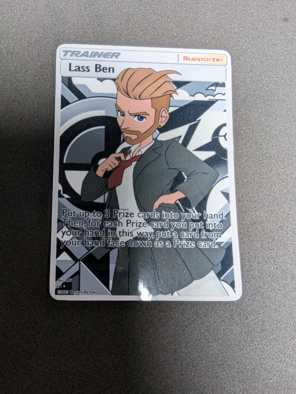 Customizable ORICA Pokemon Trainer Card