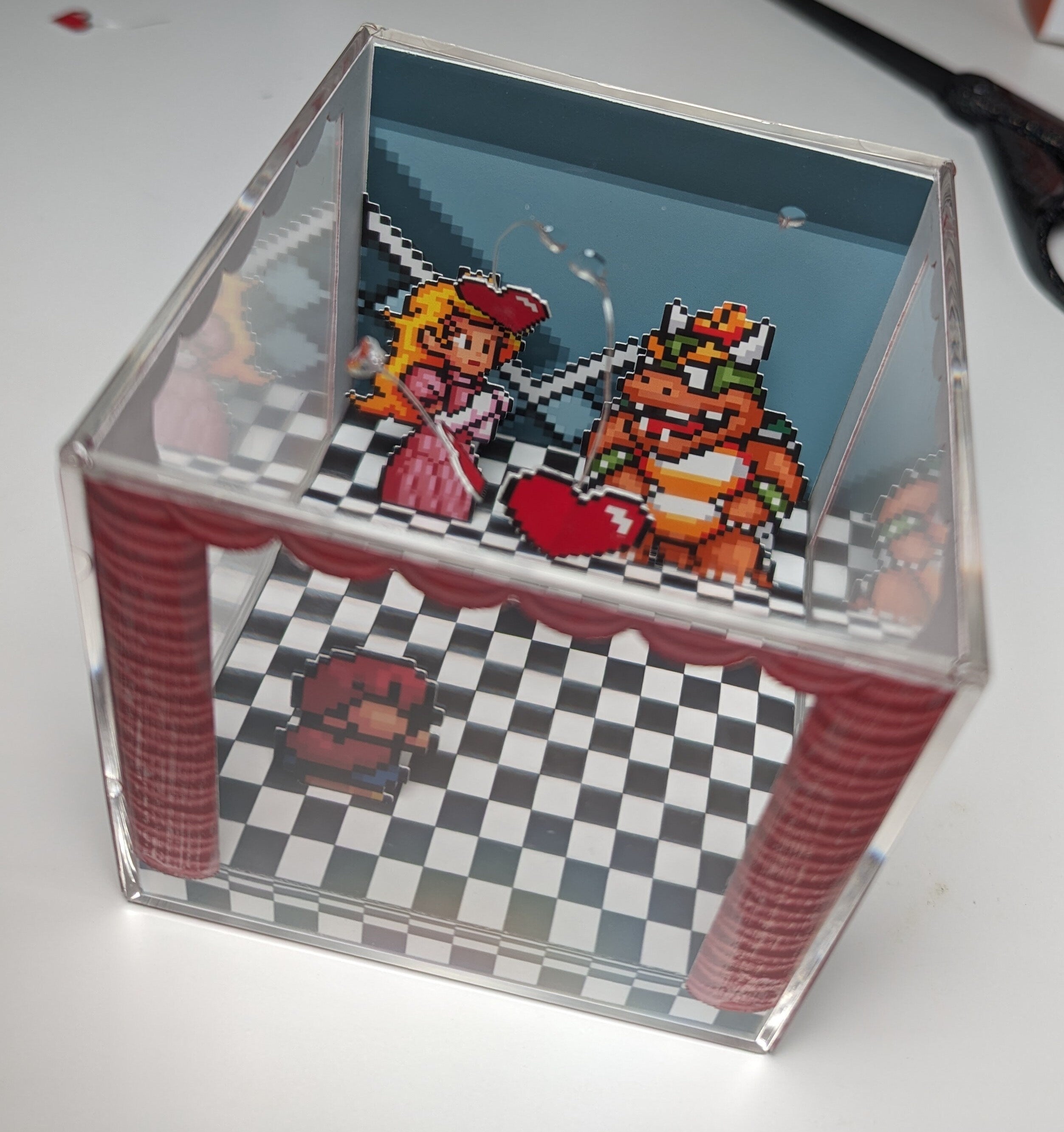 Super Mario World Diorama Cube - Curtain Call