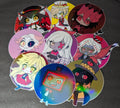 Hazbin Hotel inspired chibi sticker Set Version 1