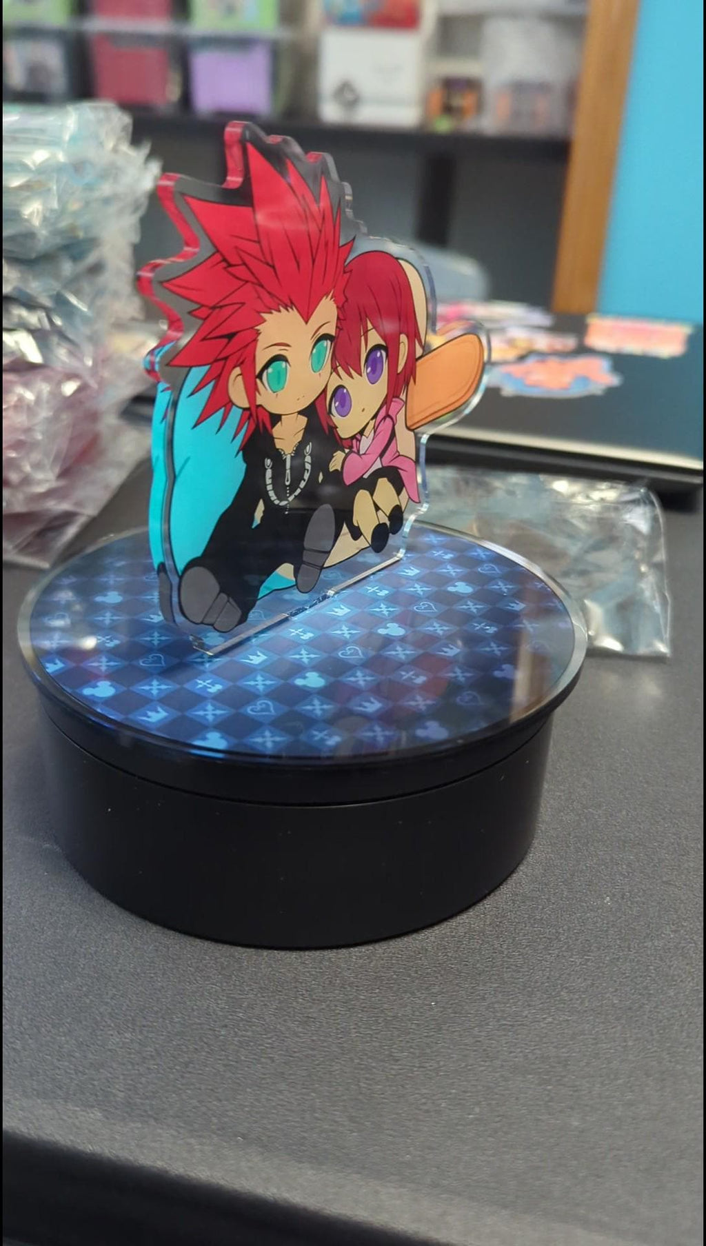 Axel x Kairi Kingdom Hearts Inspired Acrylic Standee