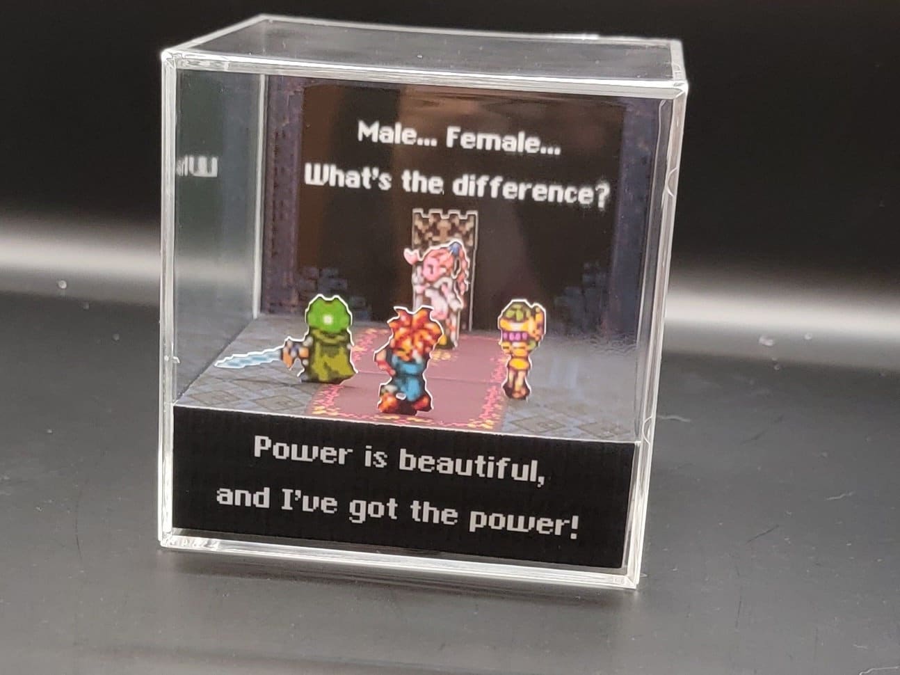 Chrono Trigger Diorama Cube: Flea Encounter