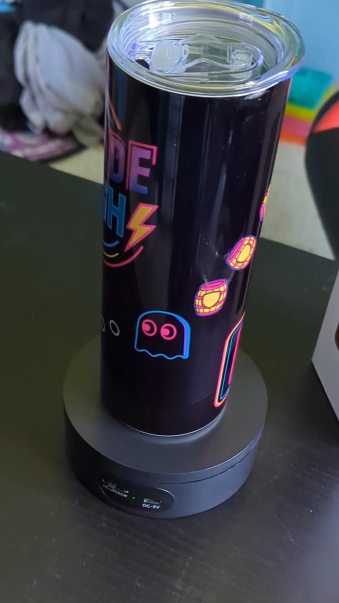 Arcade Rush old school arcade neon inspired tumbler