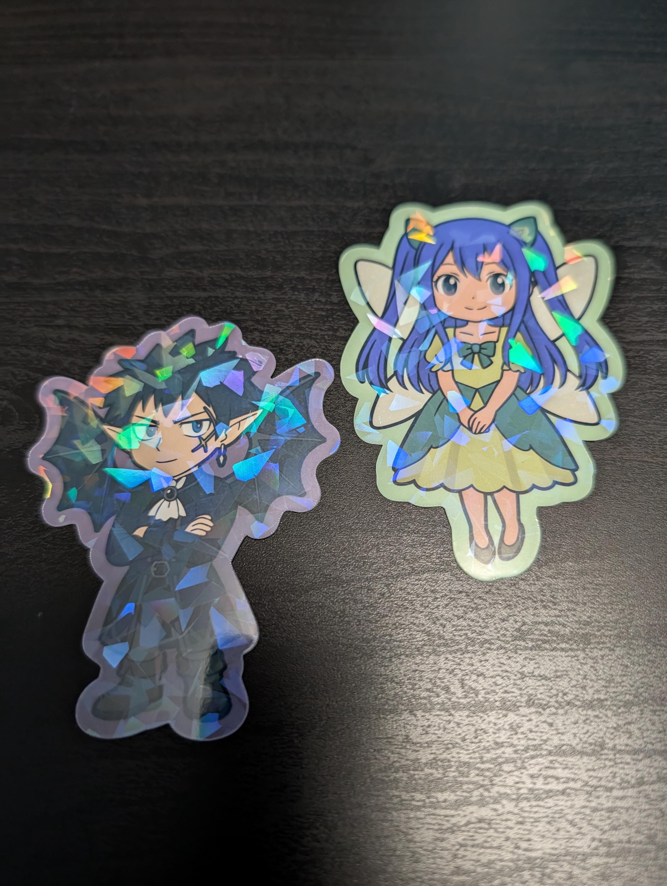 Fairy Tail Inspired Halloween Party Stickers