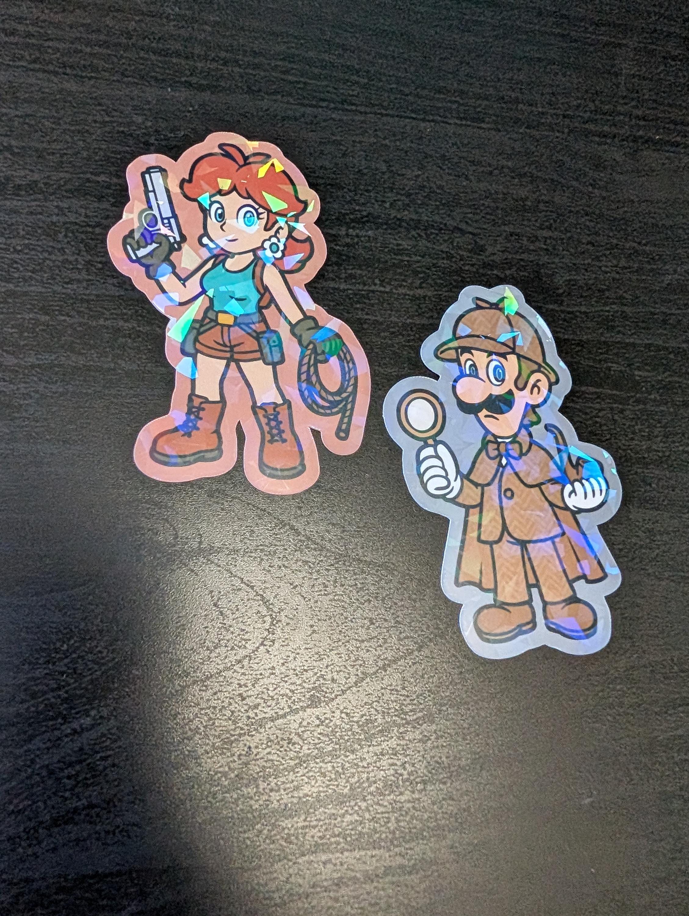 Super Mario Inspired Halloween Party Stickers