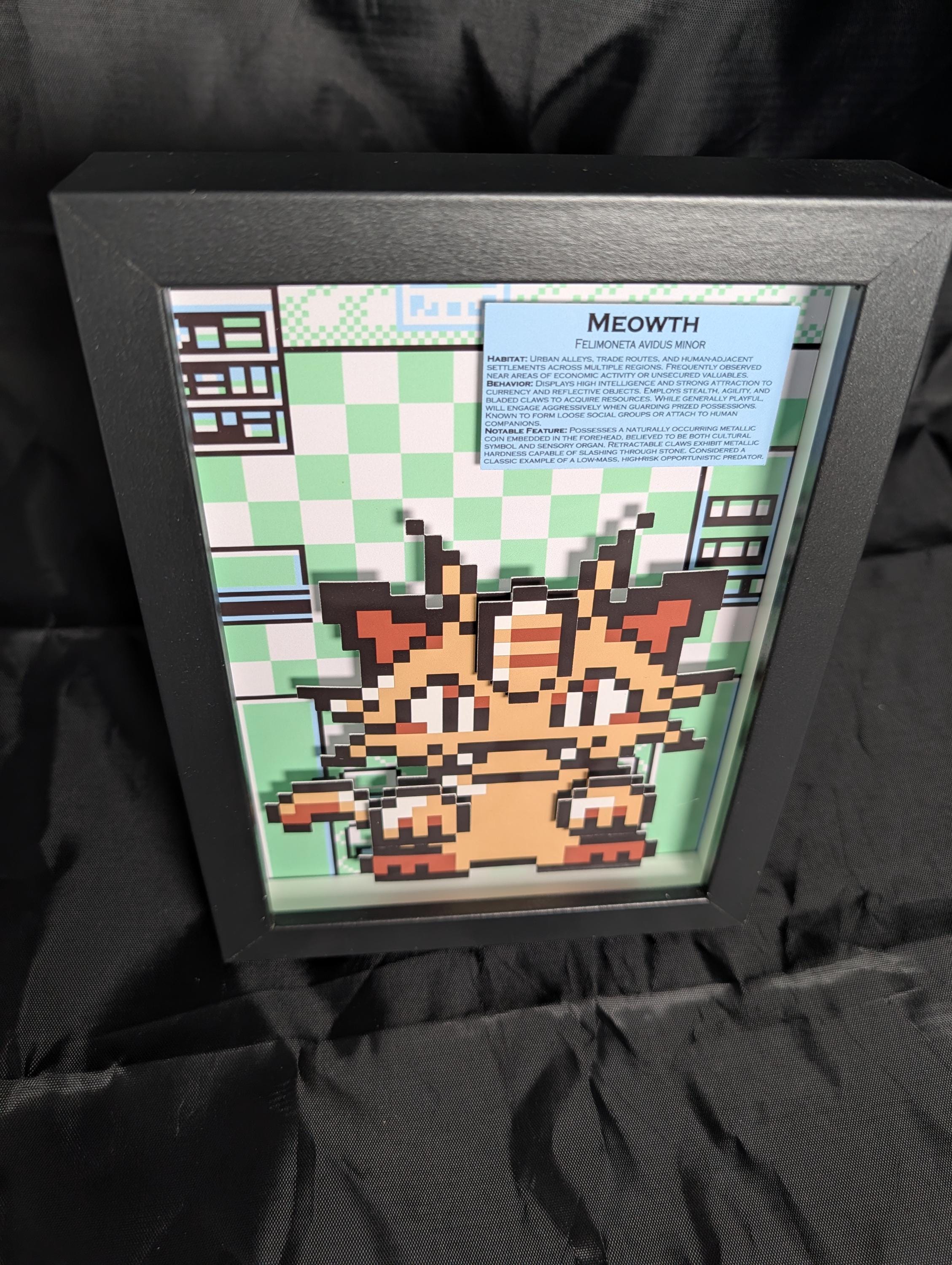 Meowth 5x7 Pixel Preservation