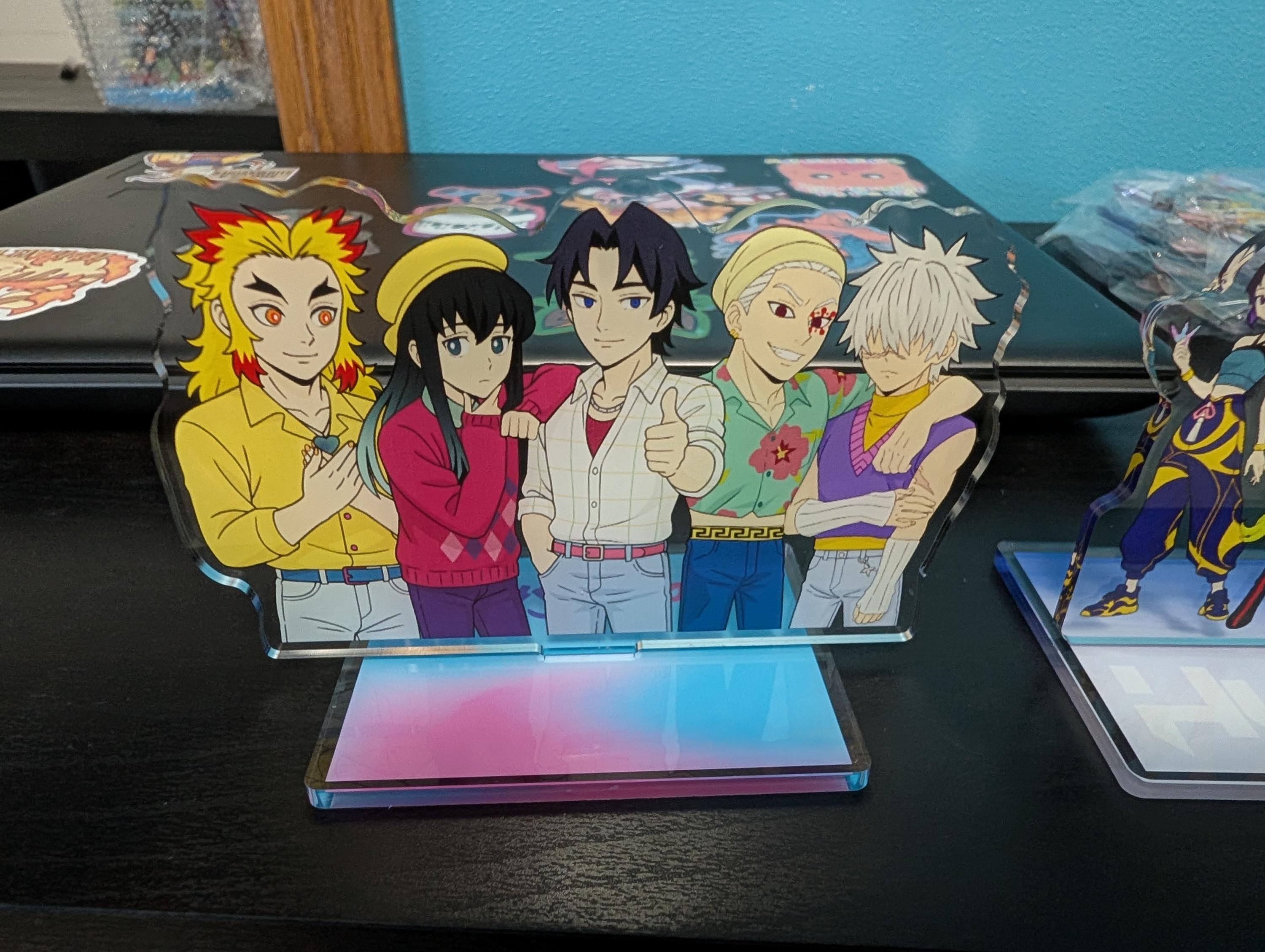 K-Pop Demon Hunters x Demon Slayer Inspired Acrylic Standee(s)
