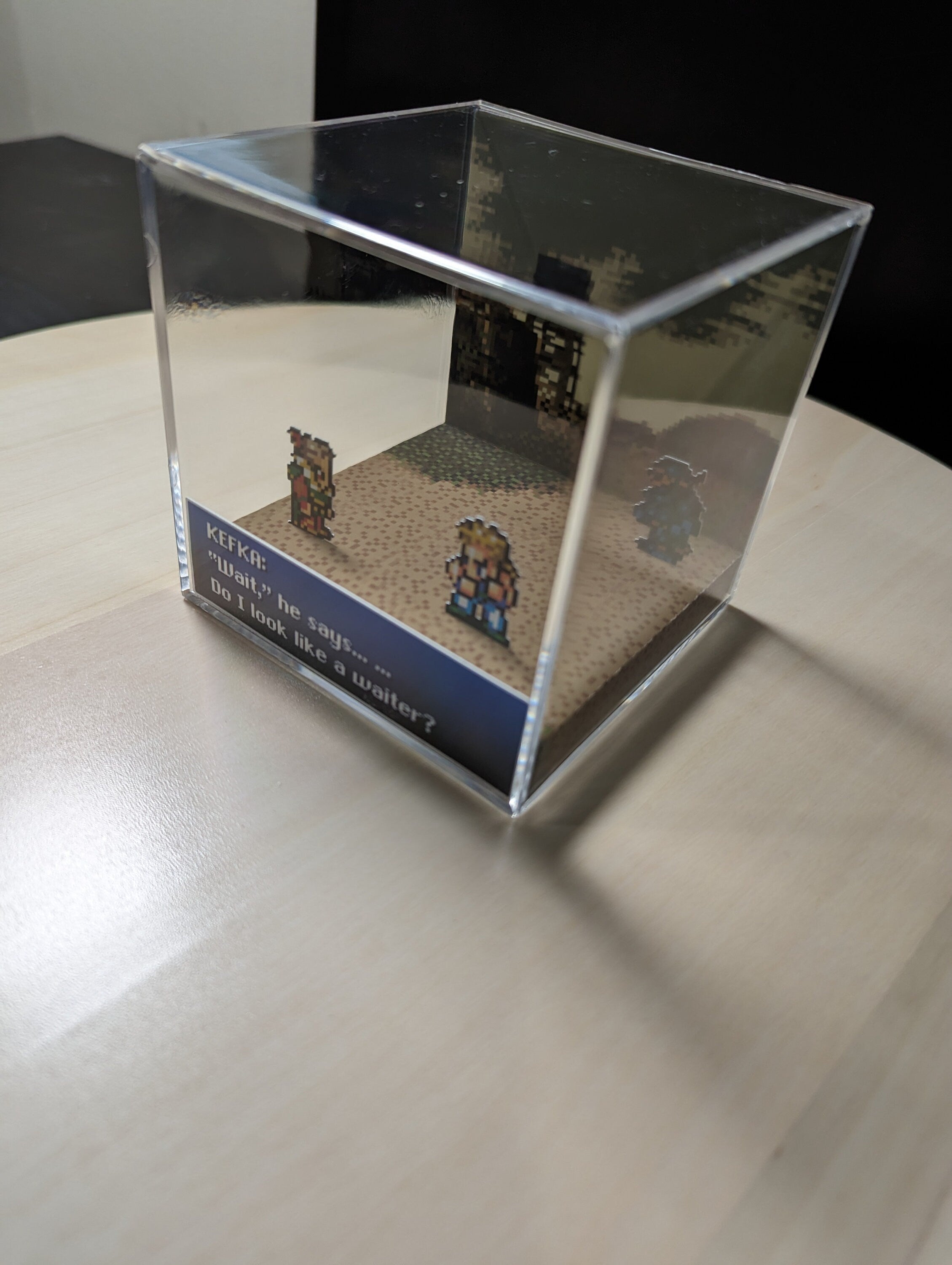 Kefka "Waiter" Diorama Cube