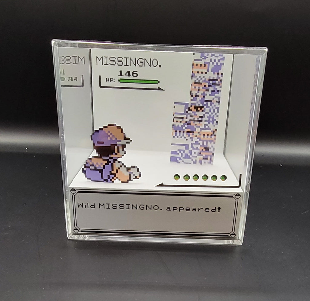 MissingNo Encounter Pokémon Diorama Cube