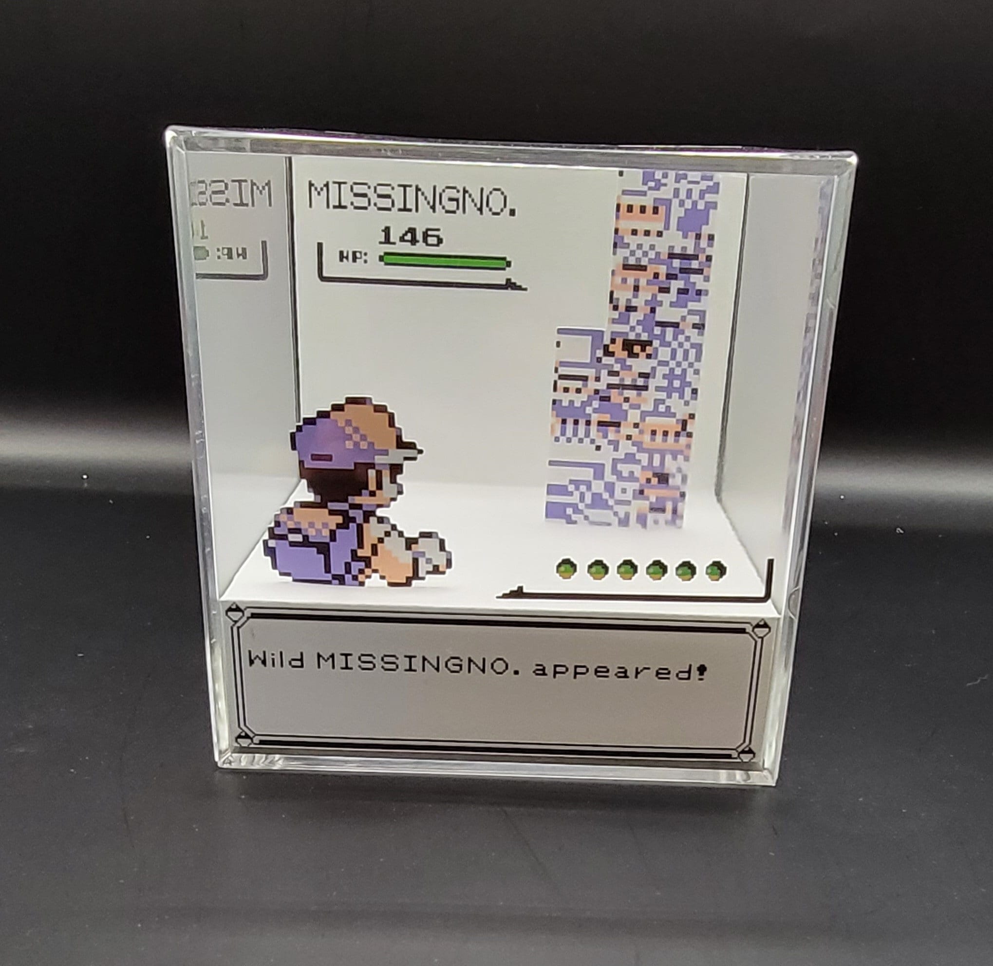 MissingNo Encounter Pokémon Diorama Cube