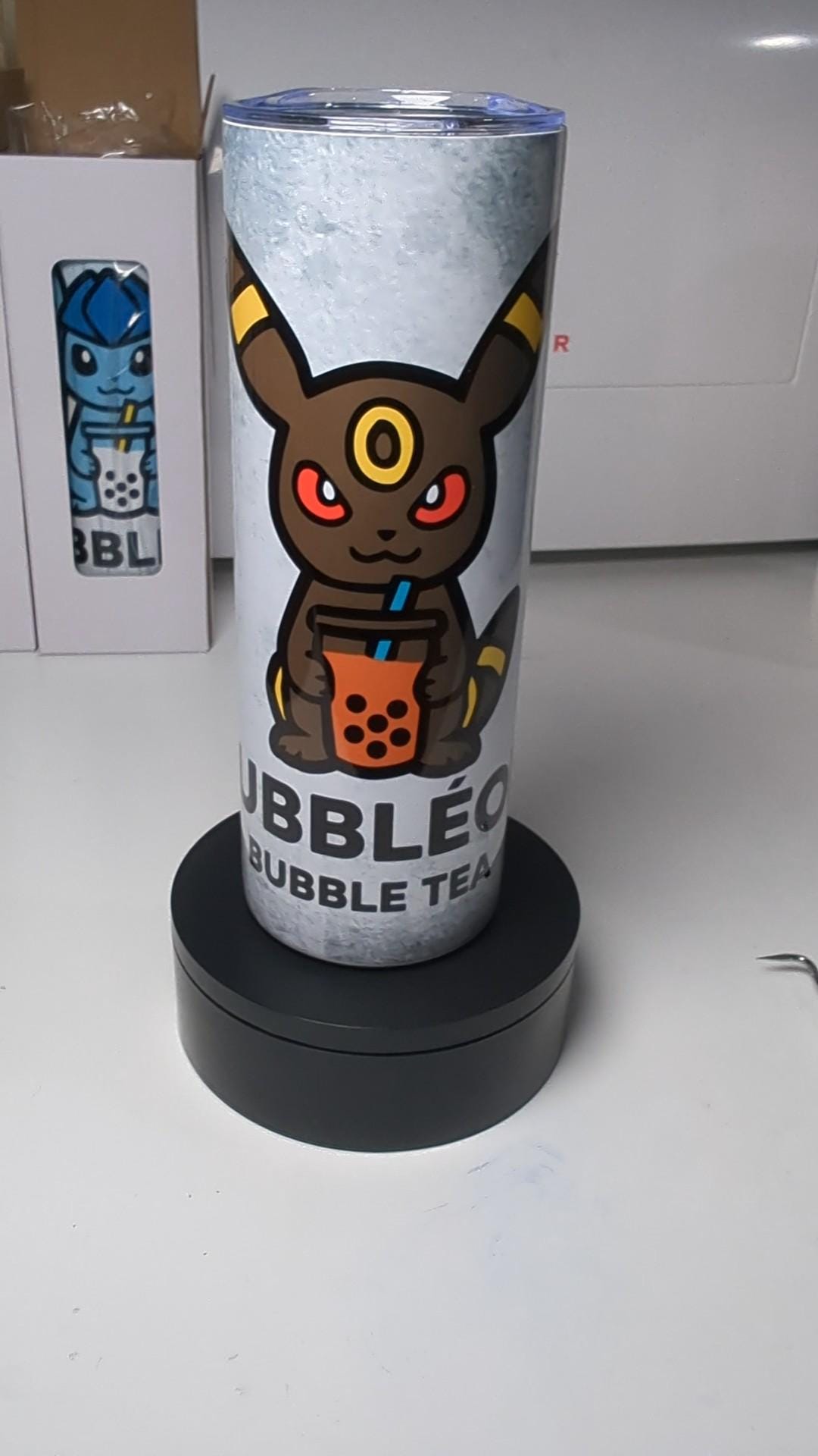 Bubbleon Umbreon Pokemon Boba Bubble Tea Inspired Tumbler