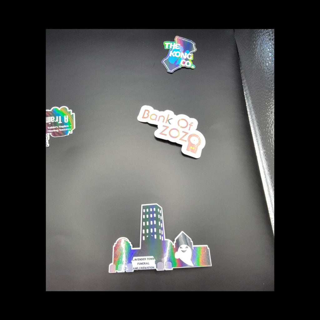 Video Game Inspired Fictional Companies Sticker Set