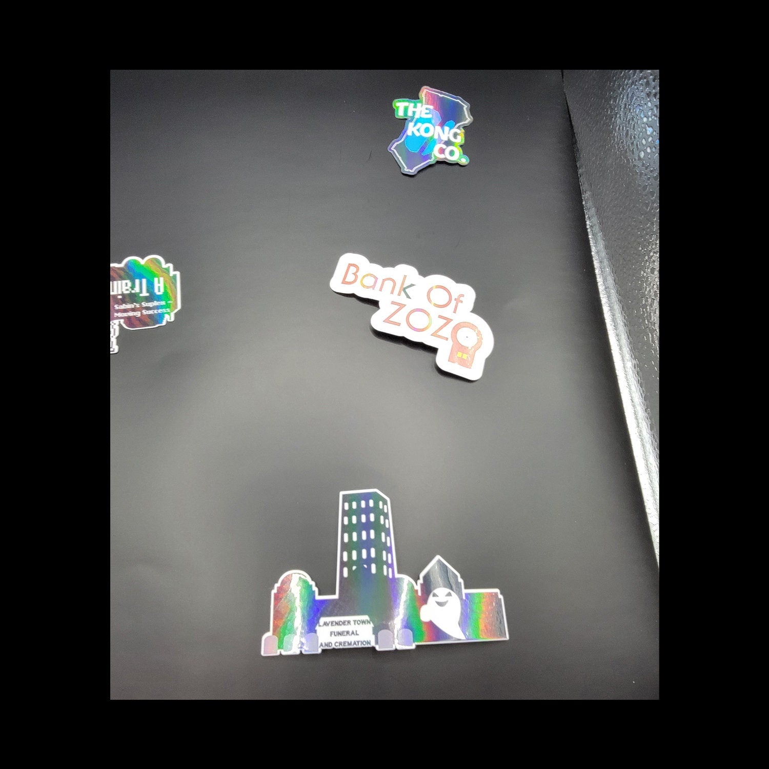 Video Game Inspired Fictional Companies Sticker Set