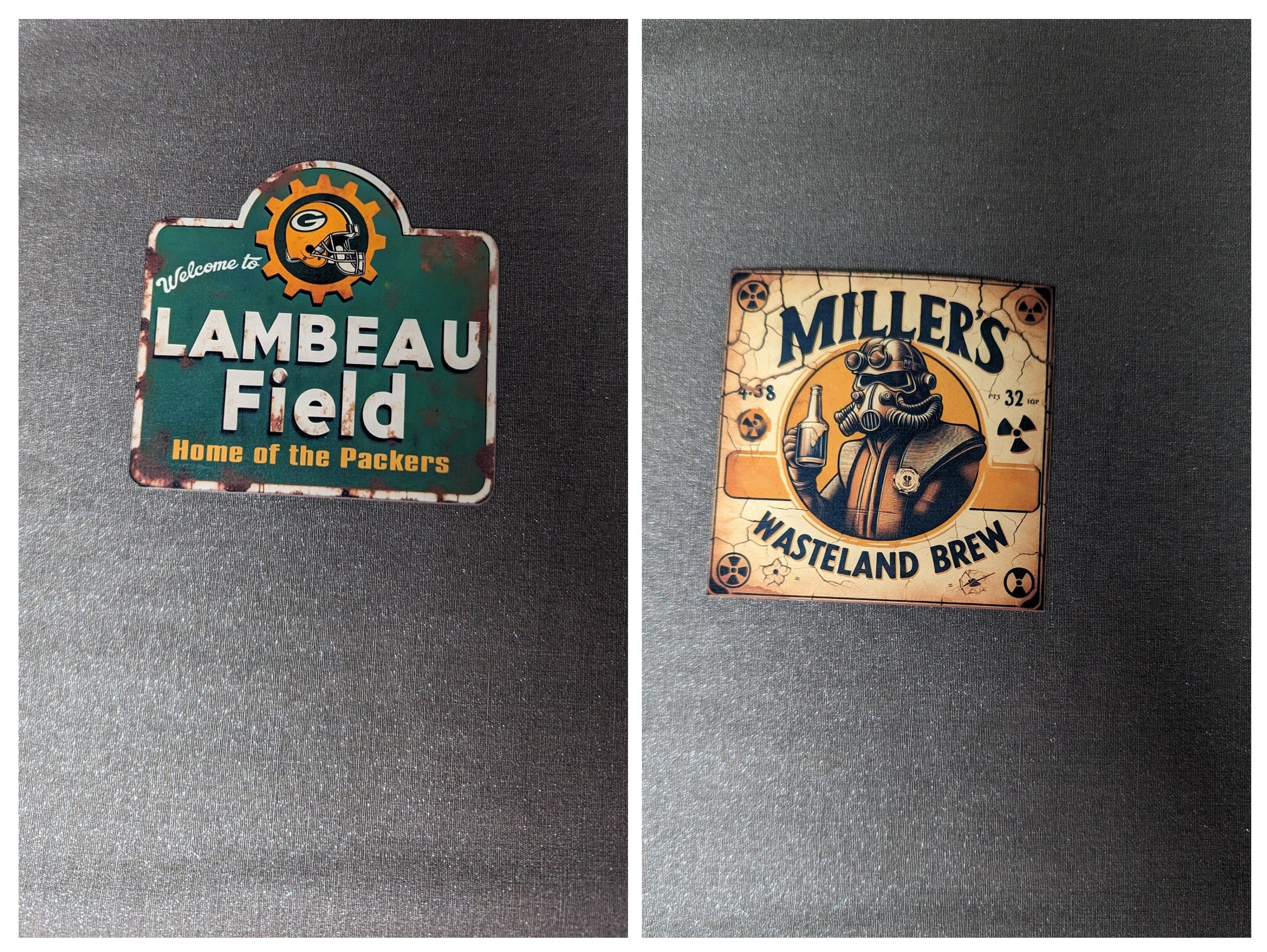Fallout Wisconsin Advertising sticker Set