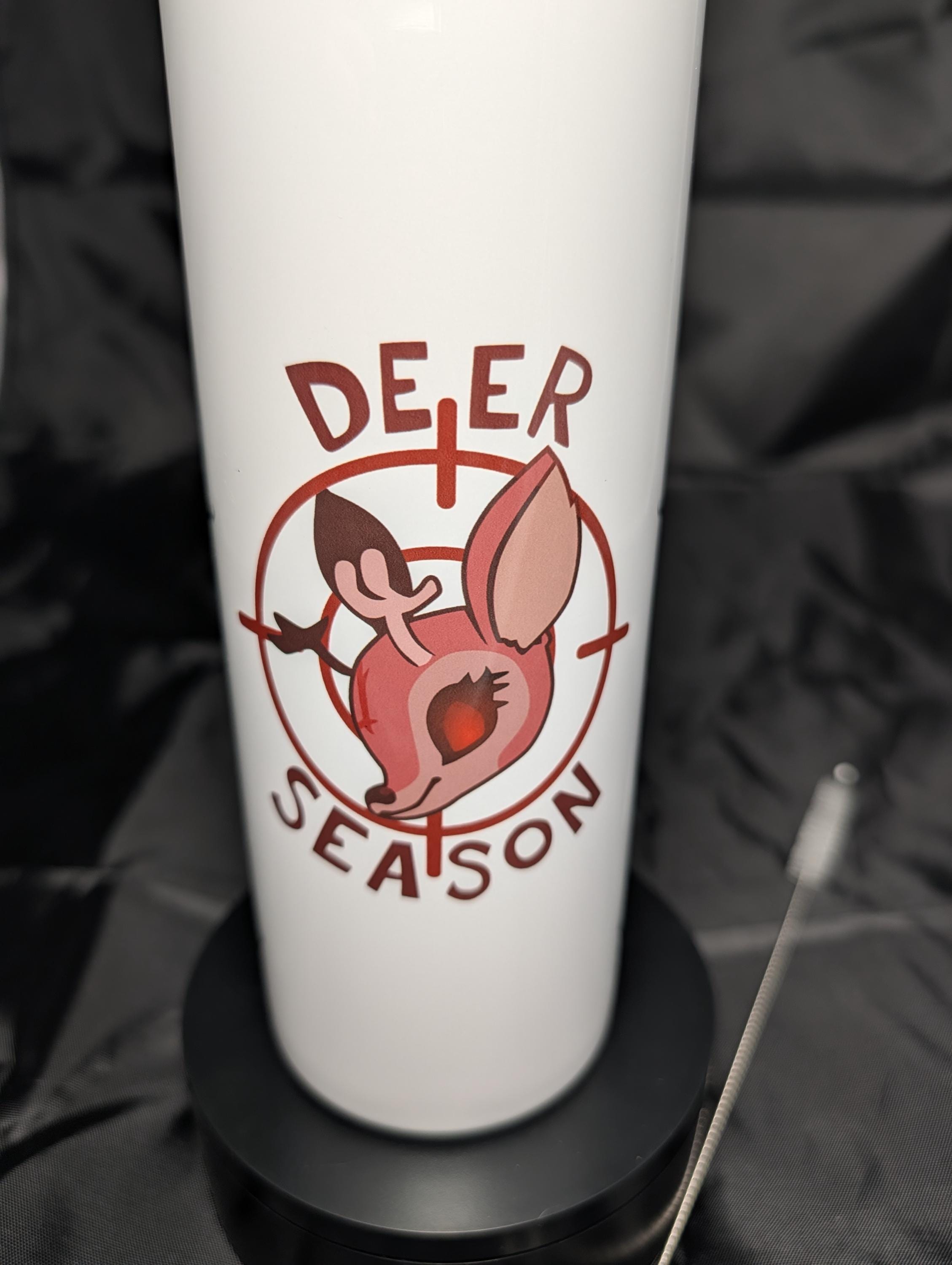 RadioApple Lucifer and Alastor Tumbler inspired by Hazbin Hotel