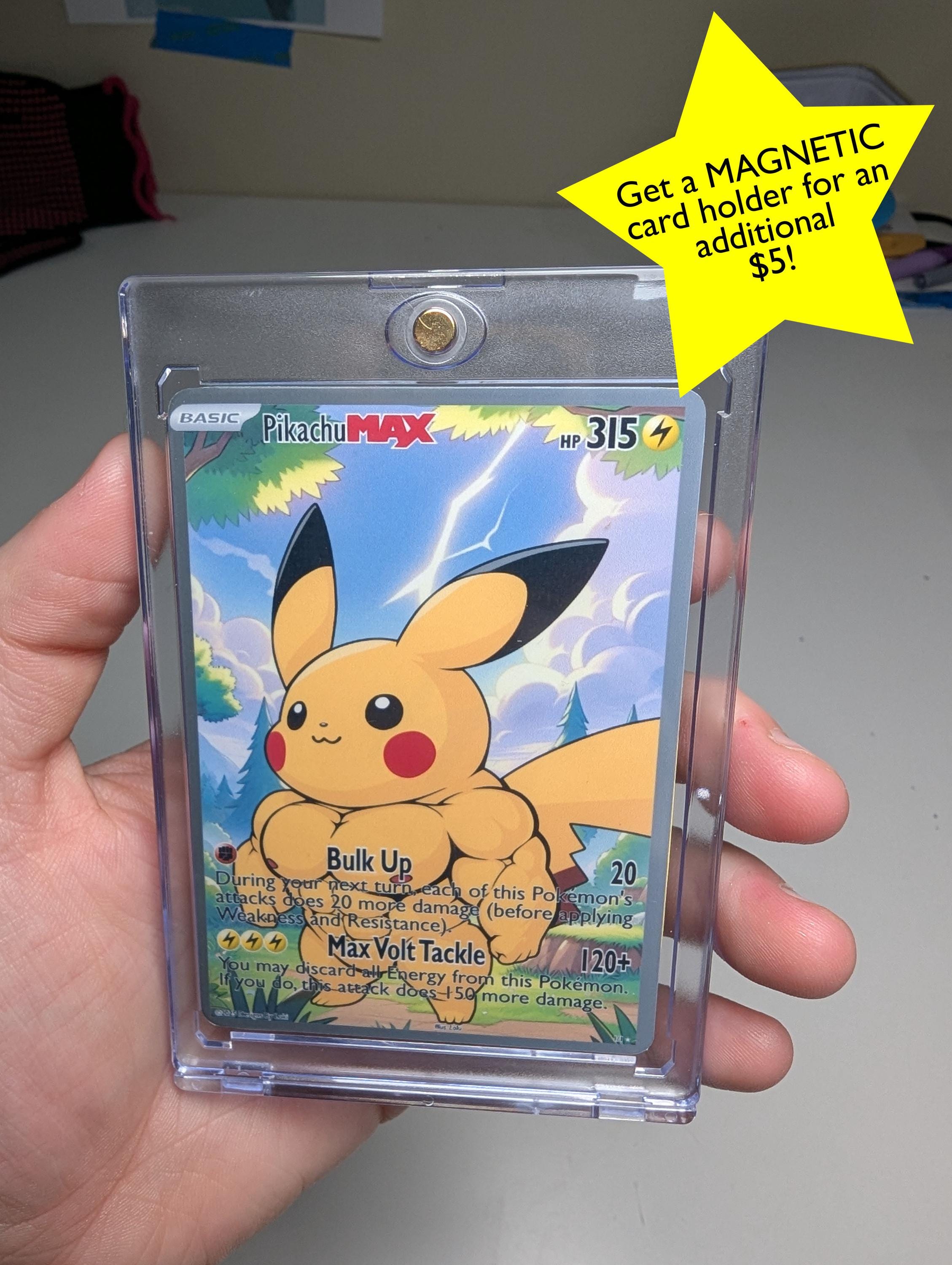 Body Builder Pokemon inspired Orica Cards