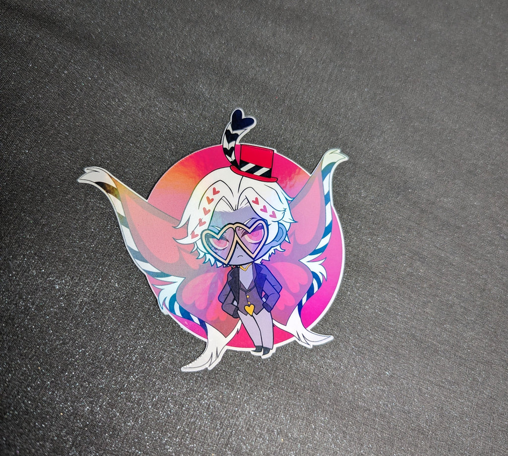 Hazbin Hotel inspired chibi sticker Set Version 1