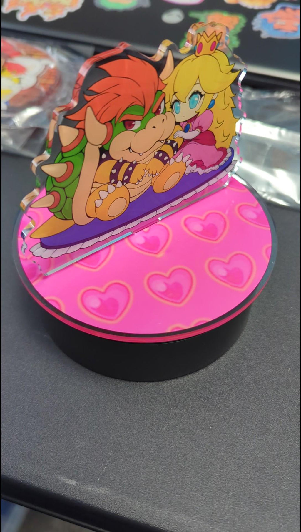 Peach x Bowser Super Mario Inspired Acrylic Standee