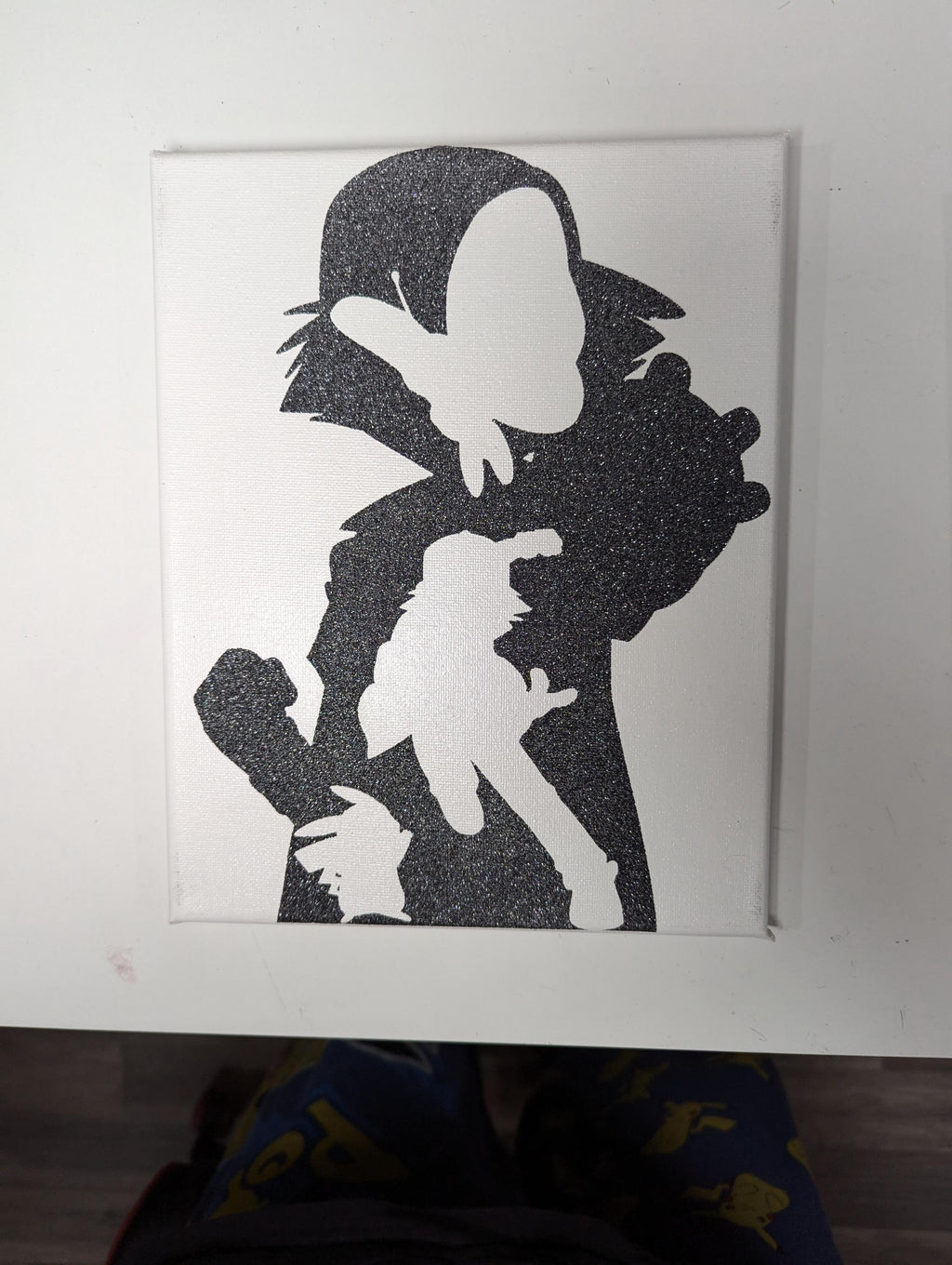 Pokemon Anime Ash inspired 8x10 canvas painting