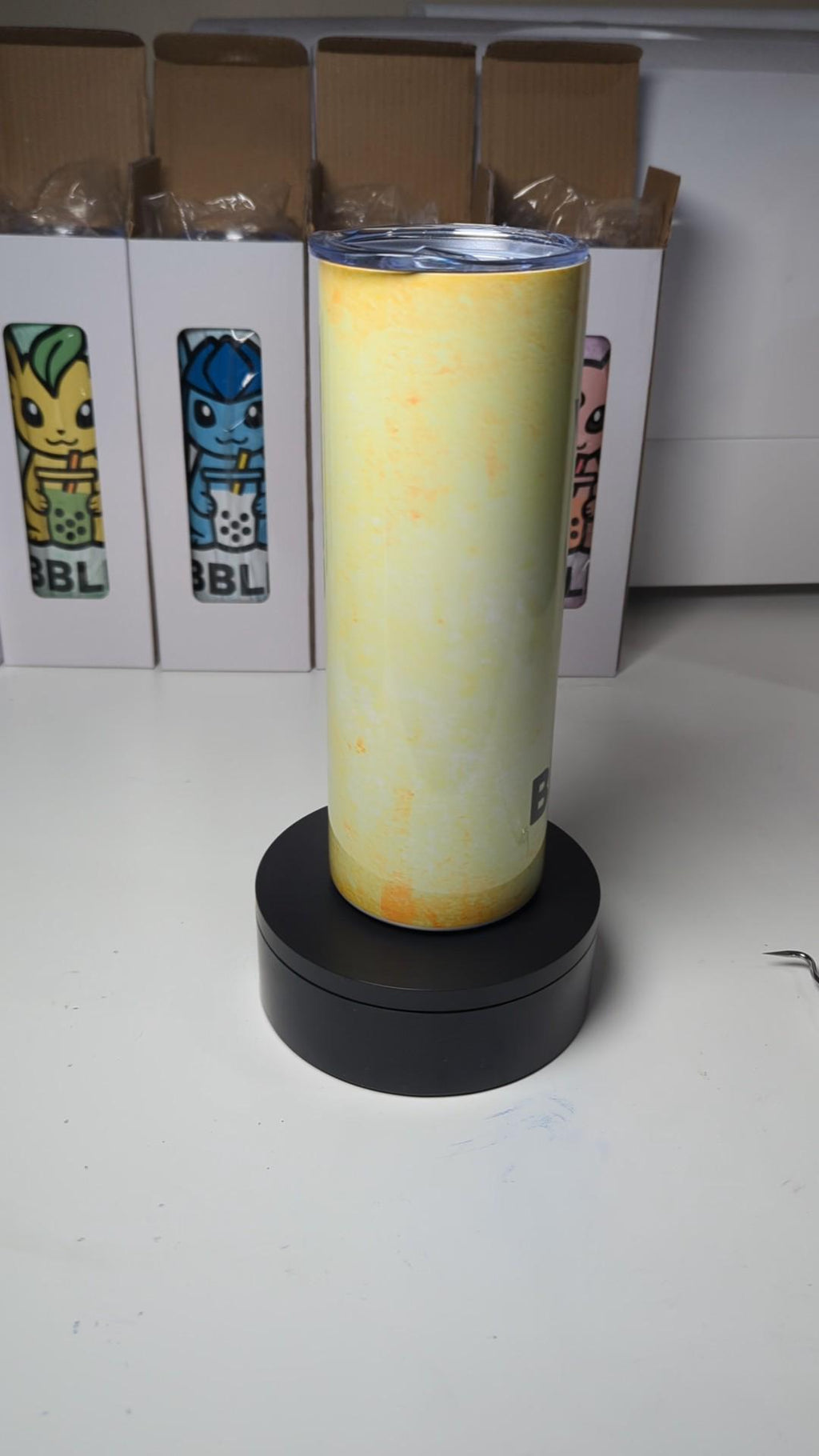 Bubbleon Jolteon Pokemon Boba Bubble Tea Inspired Tumbler
