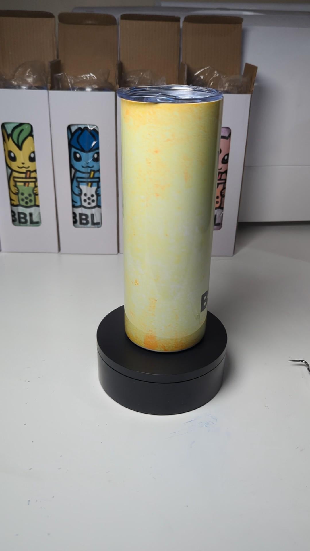 Bubbleon Jolteon Pokemon Boba Bubble Tea Inspired Tumbler