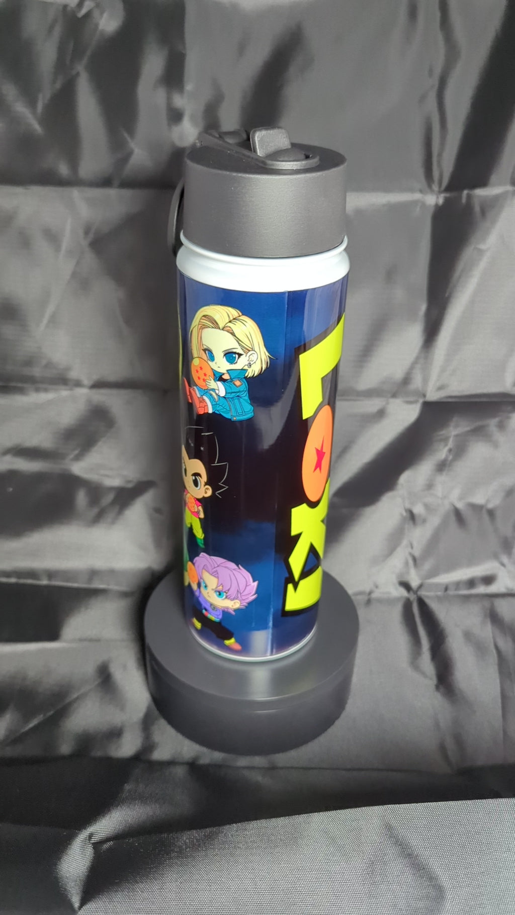 22 Oz customizable water bottle inspired by Dragon Ball