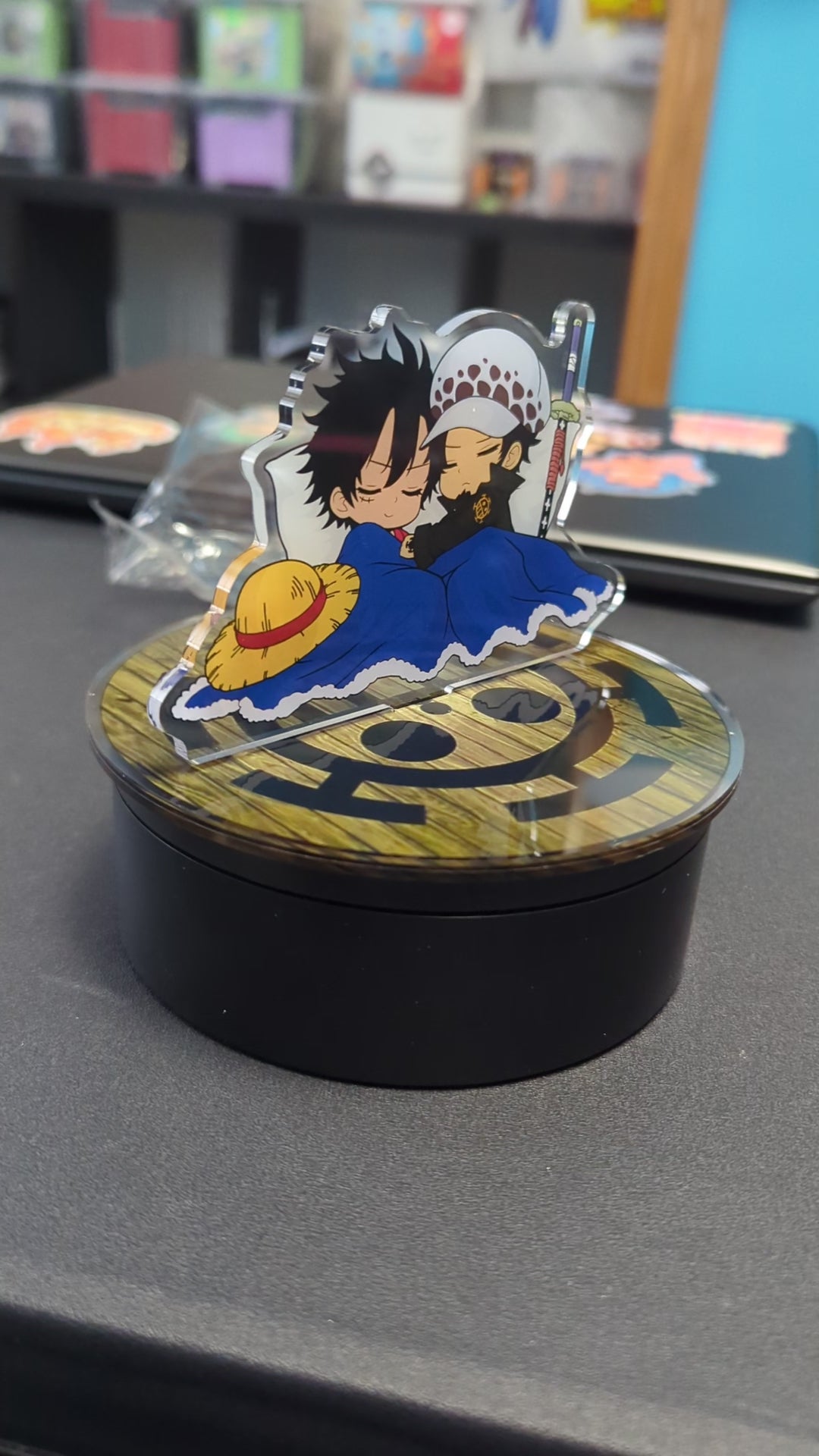 Traffy x Luffy One Piece Inspired Acrylic Standee