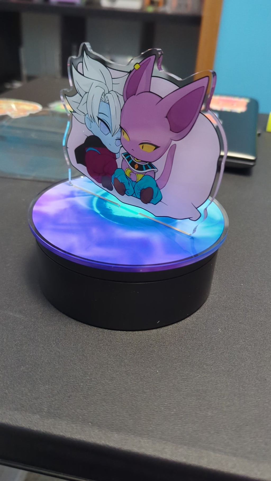 Beerus x Whis Dragon Ball Inspired Acrylic Standee