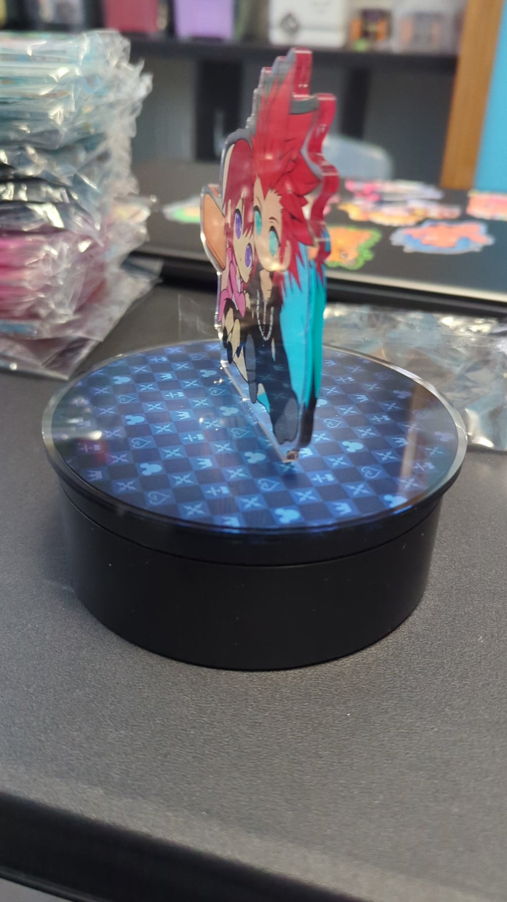 Axel x Kairi Kingdom Hearts Inspired Acrylic Standee