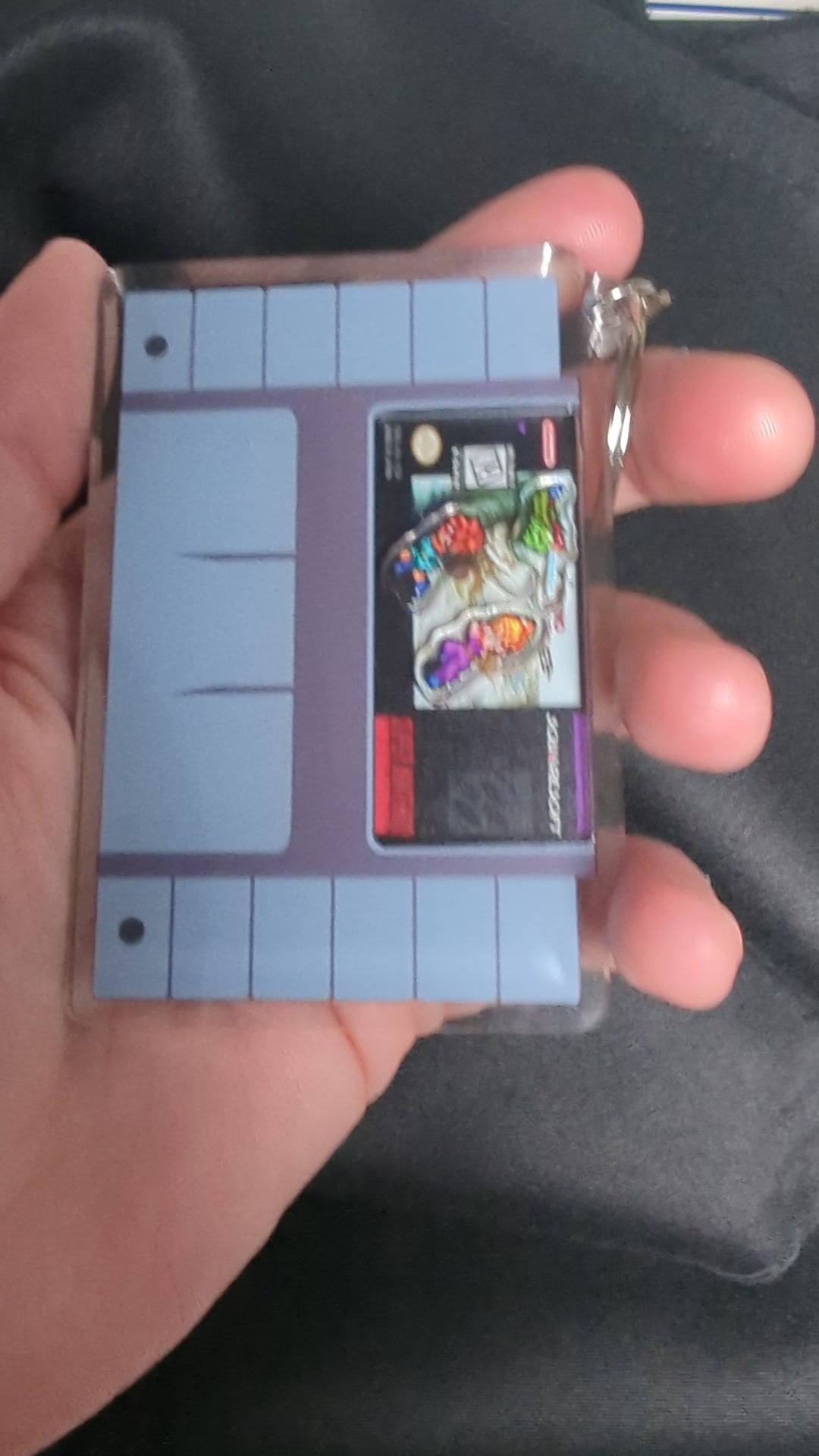 Nintendo SNES Chrono Trigger Inspired Shaker Keychain