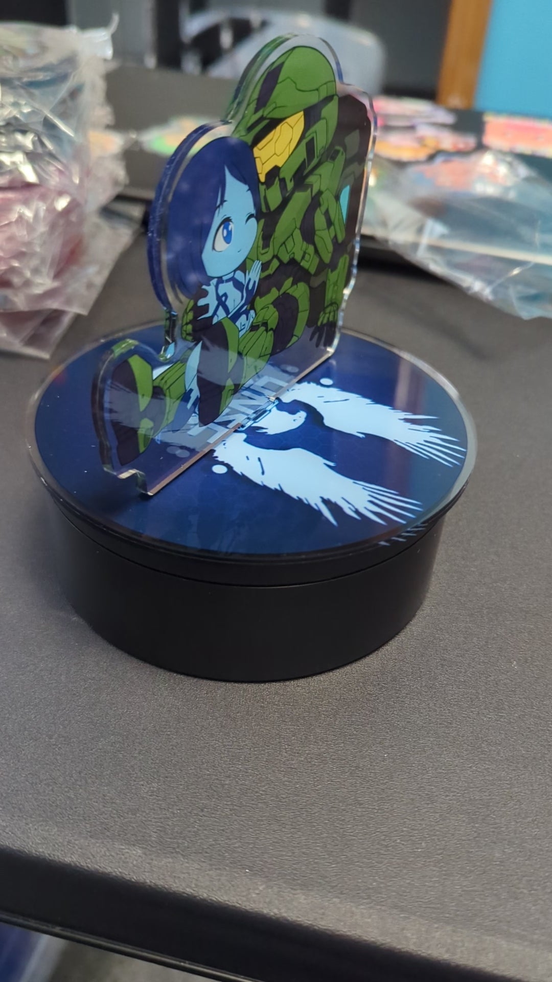 Cortana x Master Chief Halo Inspired Acrylic Standee