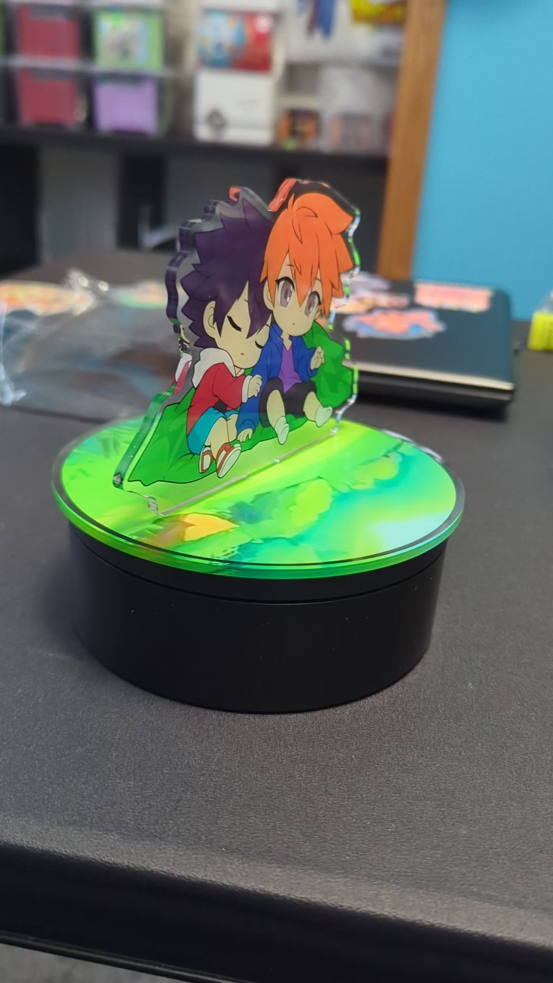 Red x Blue Pokemon Inspired Acrylic Standee